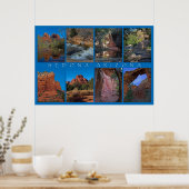 Poster Sedona Arizona Collage (Cuisine)