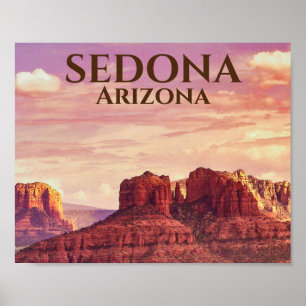 Poster Sedona Arizona Desert Photo Paysage