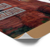 Poster Sedona Arizona Mountains Voyage (Coin)