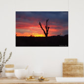 Poster Sedona, AZ Coucher du soleil (Cuisine)