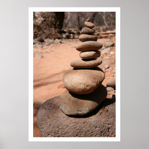 Poster Sedona Cairn