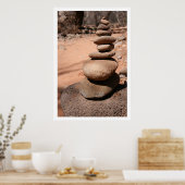 Poster Sedona Cairn (Cuisine)