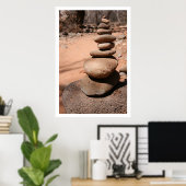 Poster Sedona Cairn (Bureau à domicile)