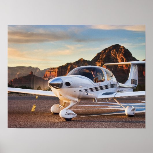 Poster Sedona DA-40 (Devant)