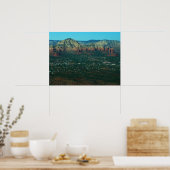 Poster Sedona et Coffee Pot Rock vus d'en haut (Cuisine)
