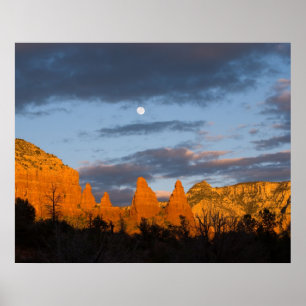 Poster Sedona Moon Glow 2226