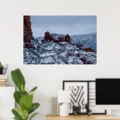 Poster Sedona Snow on Snoopy Rock 2755 (Bureau à domicile)