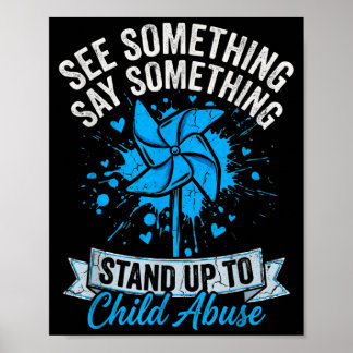 Poster See Something Say Something Pinwheel Child