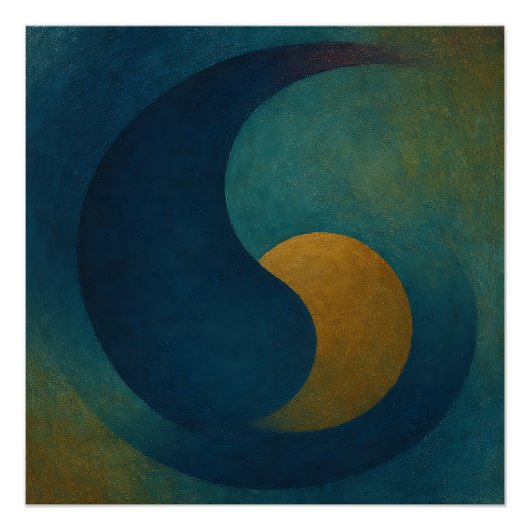 Poster "Seeds of Stillness" Abstract (Devant)