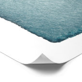 Poster Segmented Cool Hues Watercolor Art (Coin)