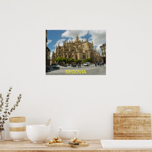 Poster Segovia-Espagne (Cuisine)