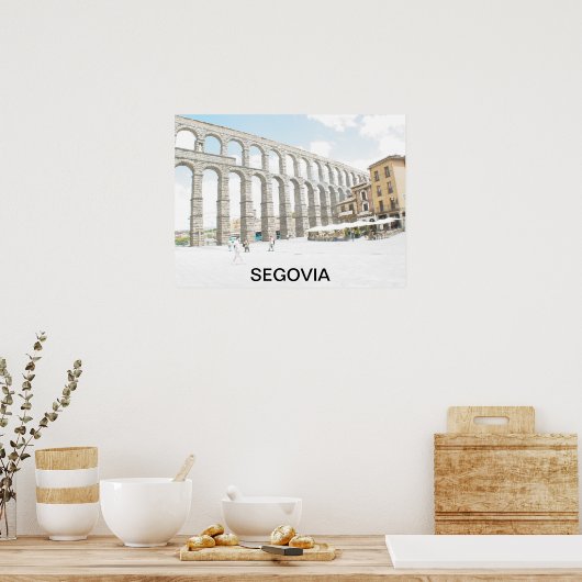Poster Segovia-Spanje (Keuken)