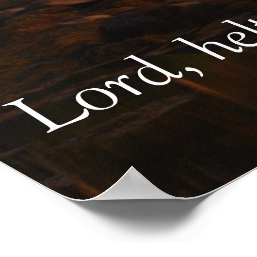 Poster Seigneur, aide-moi à me rappeler (Coin)