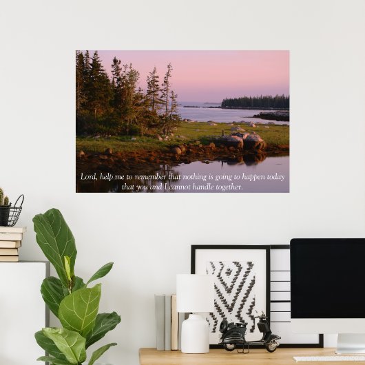 Poster Seigneur, aide-moi à me rappeler (Bureau à domicile)