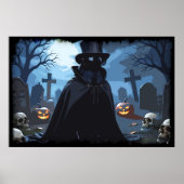 Poster Seigneur Corbeau - Conception Gothique Halloween (Devant)