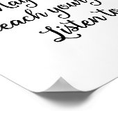 Poster Seigneur Dieu de mon salut Psalm 88 Art Imprimer (Coin)