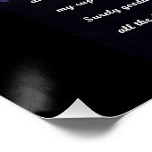 Poster Seigneur est ma prière de berger (Coin)