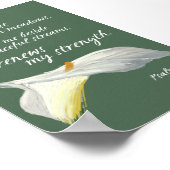 Poster Seigneur est mon Pasteur Psaume 23 Bible chrétienn (Coin)