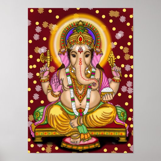 Poster Seigneur Ganesha  (Devant)