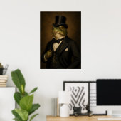 Poster Seigneur Grenouille (Bureau à domicile)