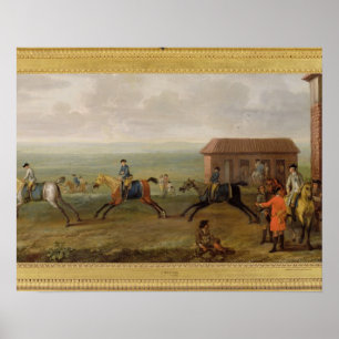 Poster Seigneur Portmore Watching Racehorses sur