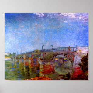 Poster Seine Bridge at Asnières (F240)Van Gogh Fine Art