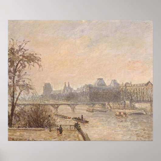 Poster Seine et Louvre, 1903 (Devant)