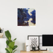 Poster Seine le matin par Claude Monet (Bureau à domicile)