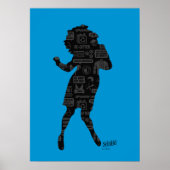 Poster Seinfeld | Elaine Danse Silhouette (Devant)
