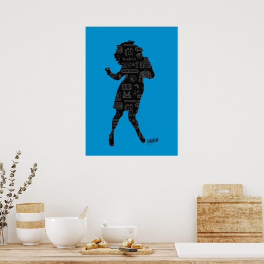 Poster Seinfeld | Elaine Danse Silhouette (Cuisine)