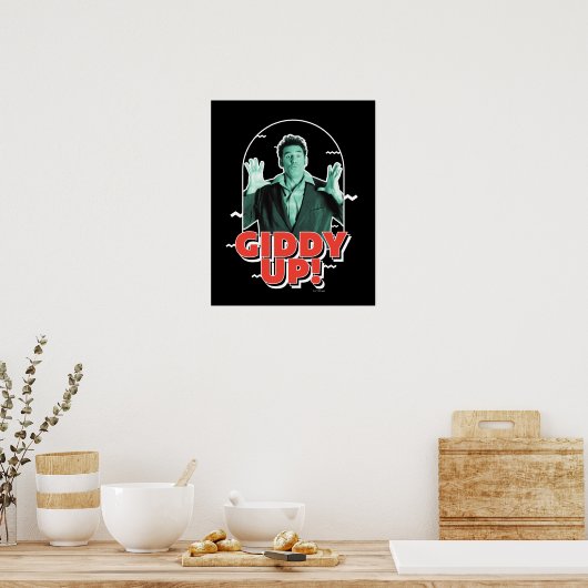 Poster Seinfeld | Kramer - Giddy Up! (Cuisine)