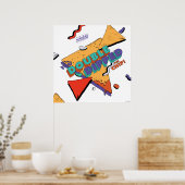 Poster Seinfeld | Vous avez deux fois trempé la puce (Cuisine)