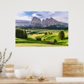 Poster Seiser Alm | Alpes Dolomites, Italie (Cuisine)