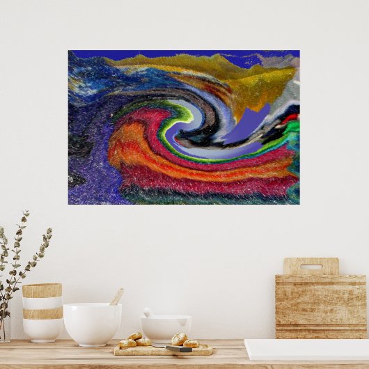 Poster Séisme (Cuisine)