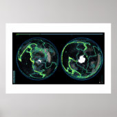 Poster Séismes Depuis 1898, Vue Globale (Devant)