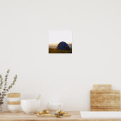 Poster séjour camping en Laponie au soleil du soir (Cuisine)