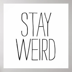 Poster Séjour drôle étrange inspirant tendance hipster hu