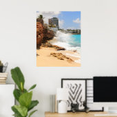 Poster Séjour en mer à Cupecoy Beach Cliffs, St Maarten (Bureau à domicile)