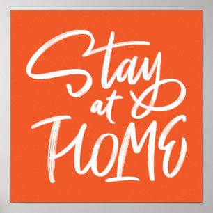 Poster Séjournez à la maison