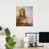 Poster SEKHMET - La déesse du lion égyptien (Bureau à domicile)