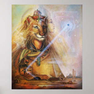 Poster SEKHMET - La déesse du lion égyptien
