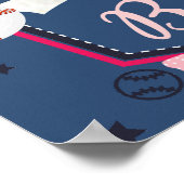 poster sekse onthullen - honkbal of benen (Hoek)