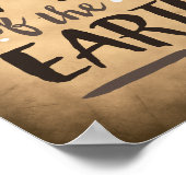 Poster Sel de la terre, verset de la bible, don religieux (Coin)