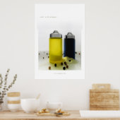 Poster sel et poivre (Cuisine)