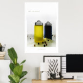 Poster sel et poivre (Bureau à domicile)