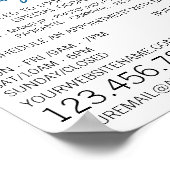 Poster Sélection Cosmétique, Maquillage Artiste Publicité (Coin)