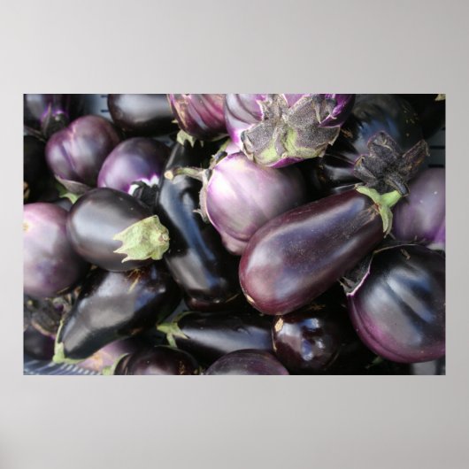 Poster Sélection des plantes pourpres du marché agricole (Devant)