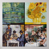 Poster Selection of various impressionist masterpieces (Devant)