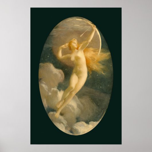 Poster Selene, déesse de la Lune | Jules Machard (Devant)