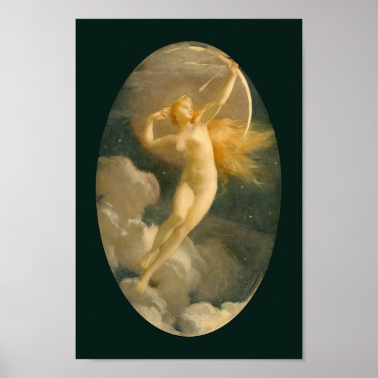 Poster Selene, déesse de la lune | Jules Machard (Devant)